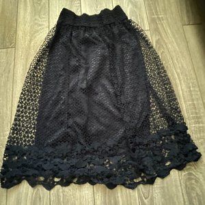 Studio West Apparel Navy Blue Skirt